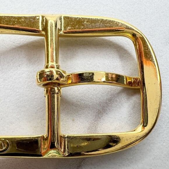 Vintage Gold Tone Simple Basic Belt Buckle for up to 1 Inch Belt - Picture 7 of 8